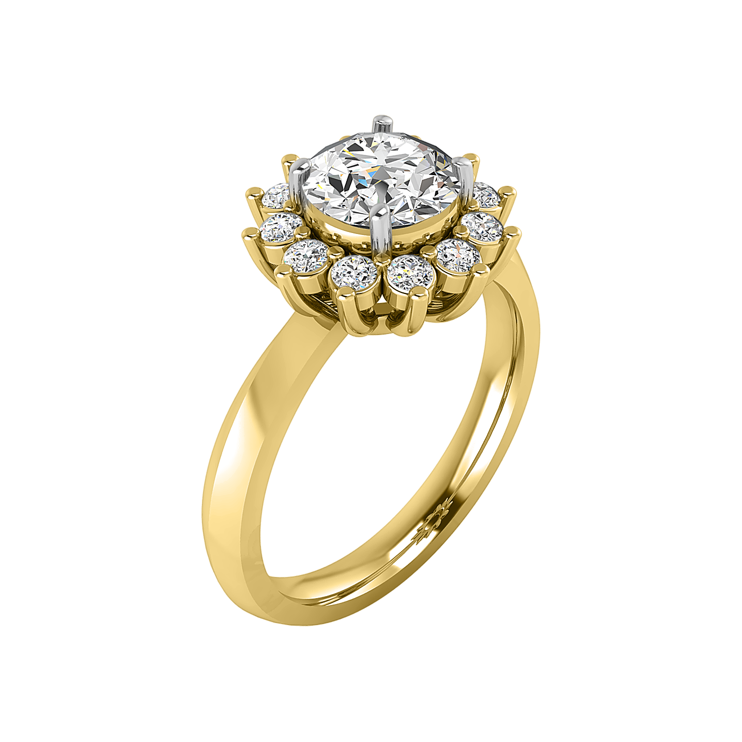 Lia Halo Engagement Ring